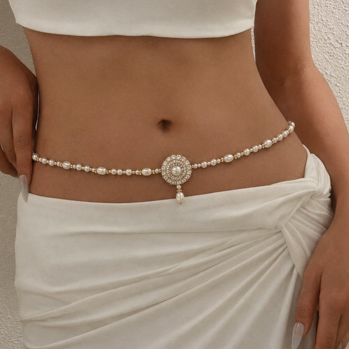Étoile Royale Pearl Lariat Necklace