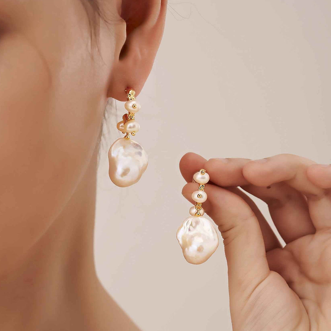 Waltz of Pearls Baroque Earrings