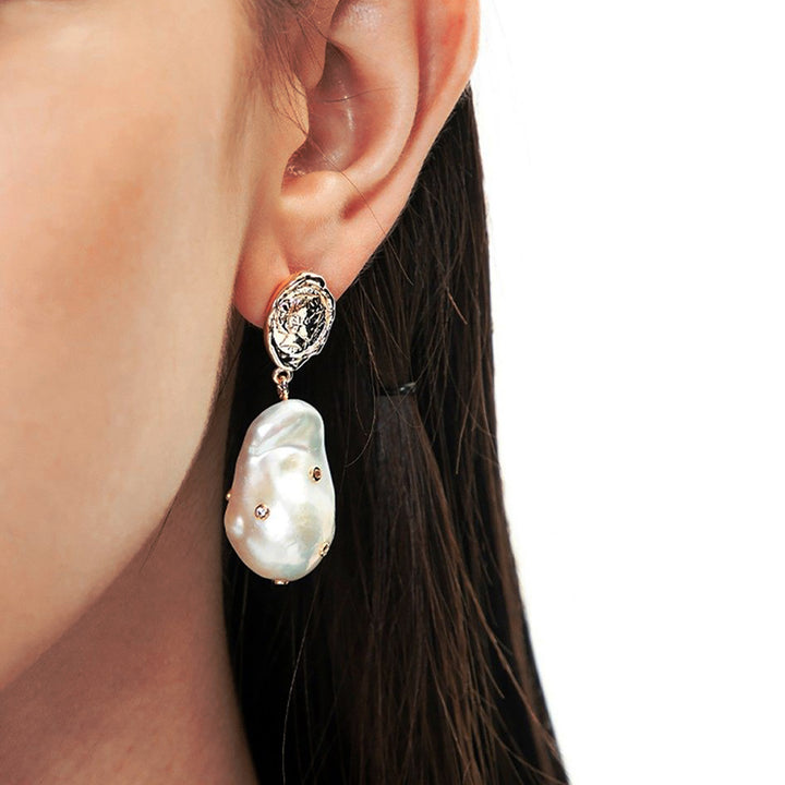Timeless Muse Baroque Pearl Earrings
