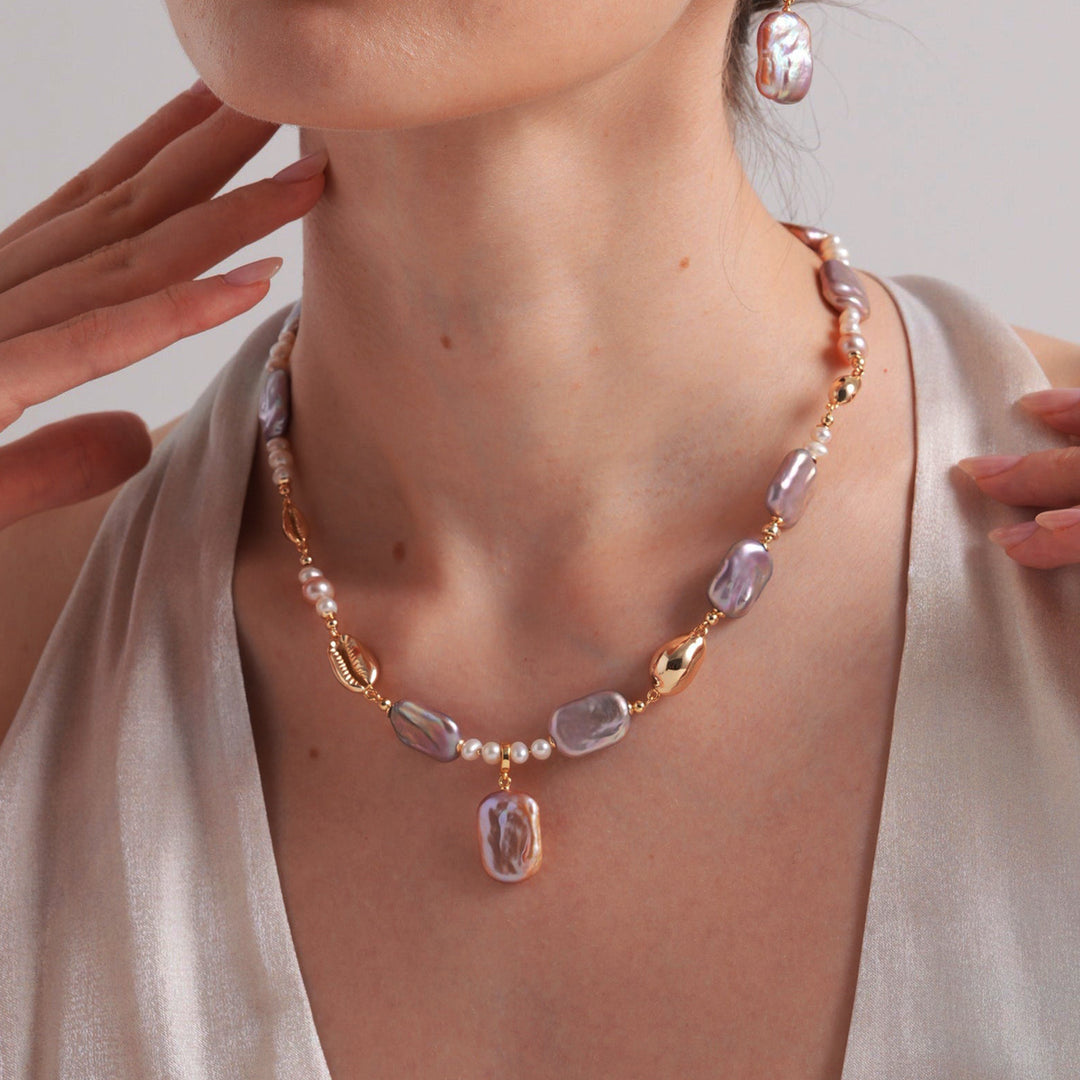 Sea Treasure Baroque Pearl Necklace