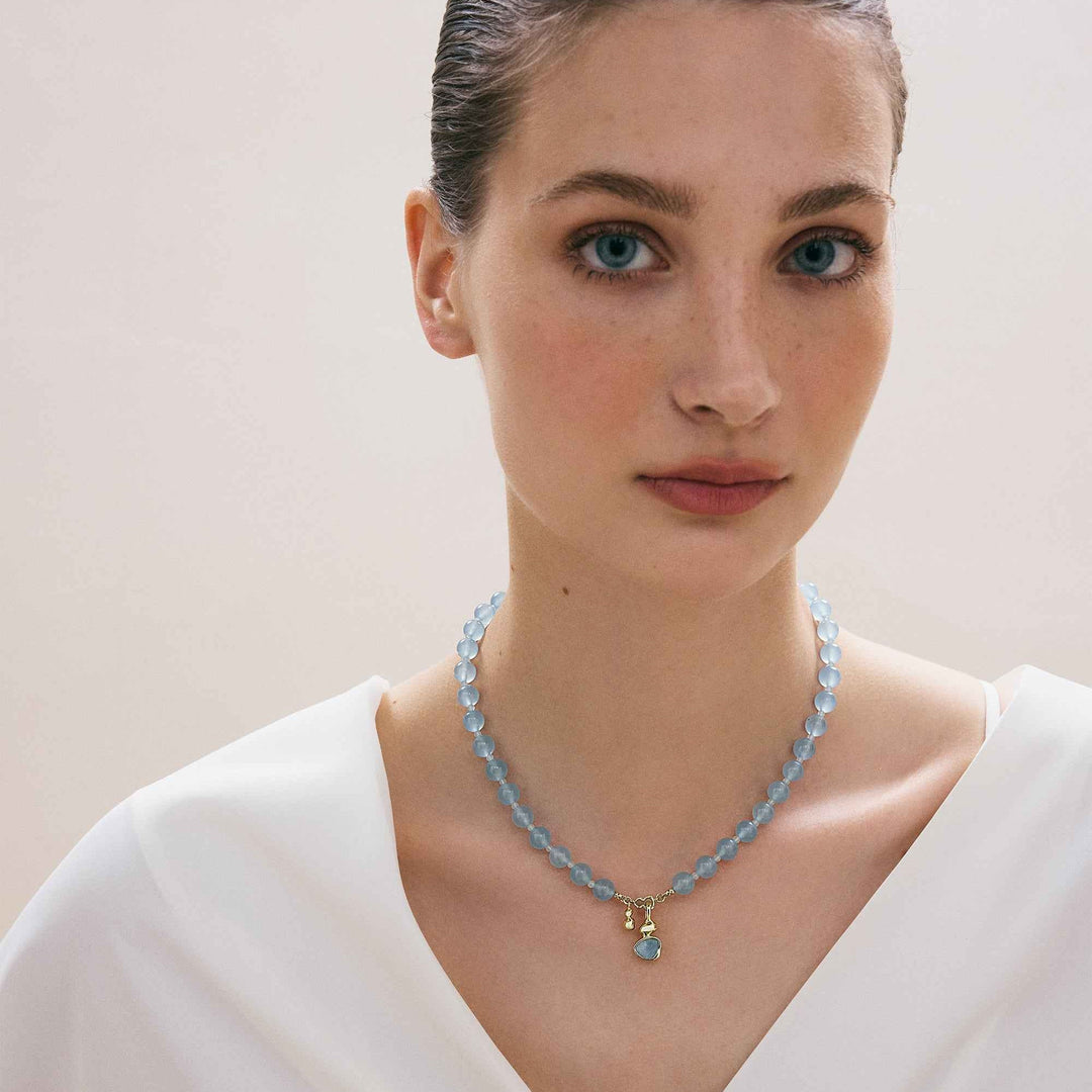 Ocean Calm Beaded Necklace