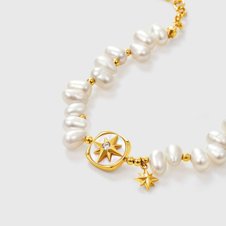Guiding Star Pearl Bracelet