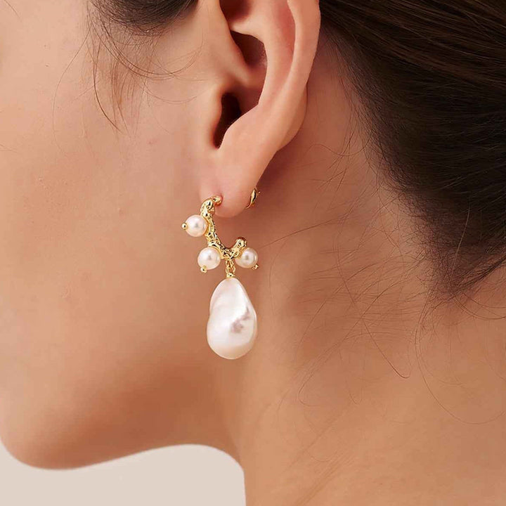 Waltz of Pearls Baroque Earrings
