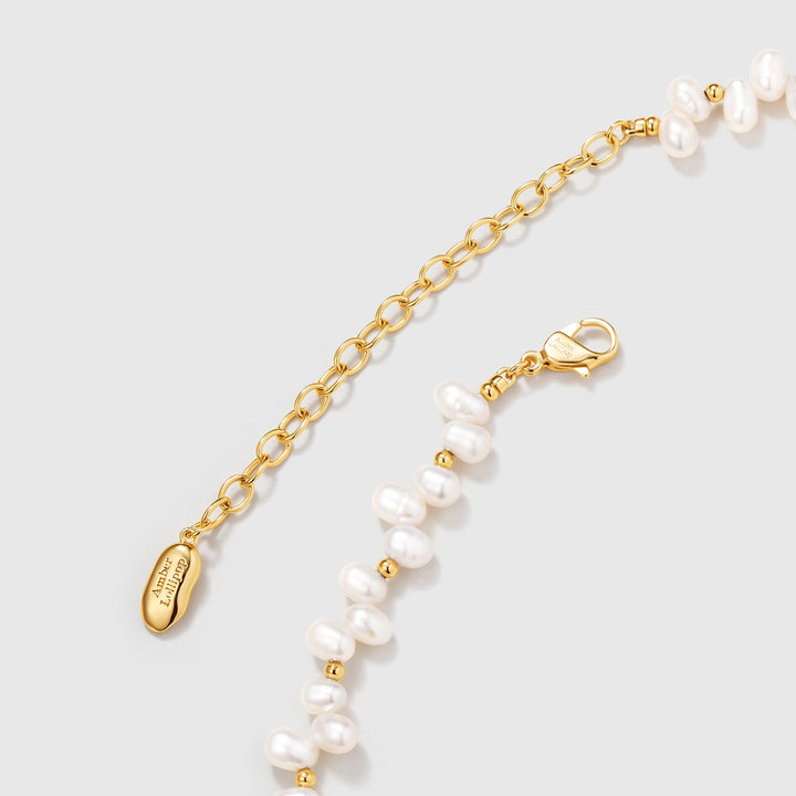 Lucky Heart Pearl Necklace