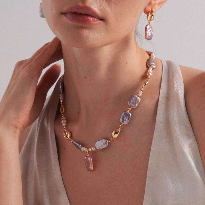 Sea Treasure Baroque Pearl Necklace