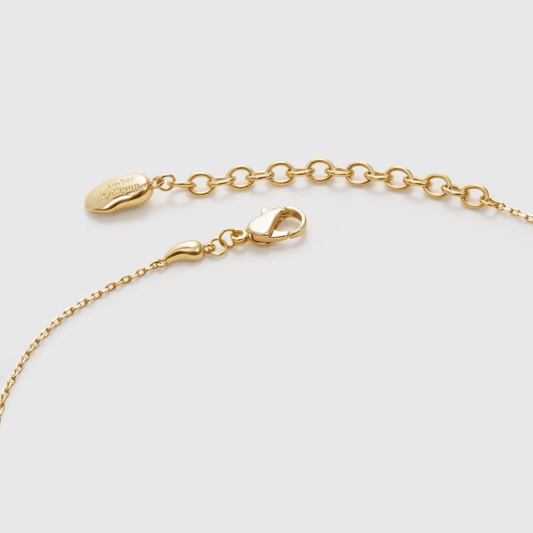 Elegant Floriography Pearl Pendant Necklace