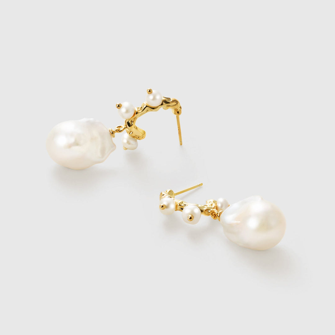 Waltz of Pearls Baroque Earrings