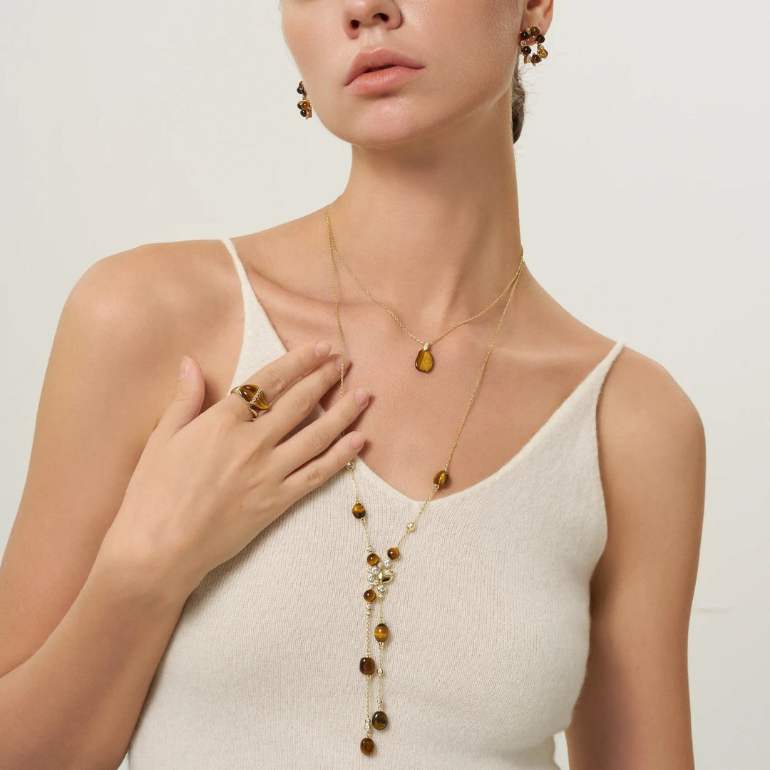 Oracle Path Long Necklace