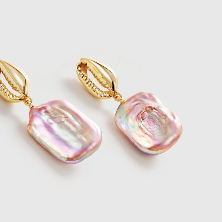 Ocean Treasure Baroque Pearl Earrings