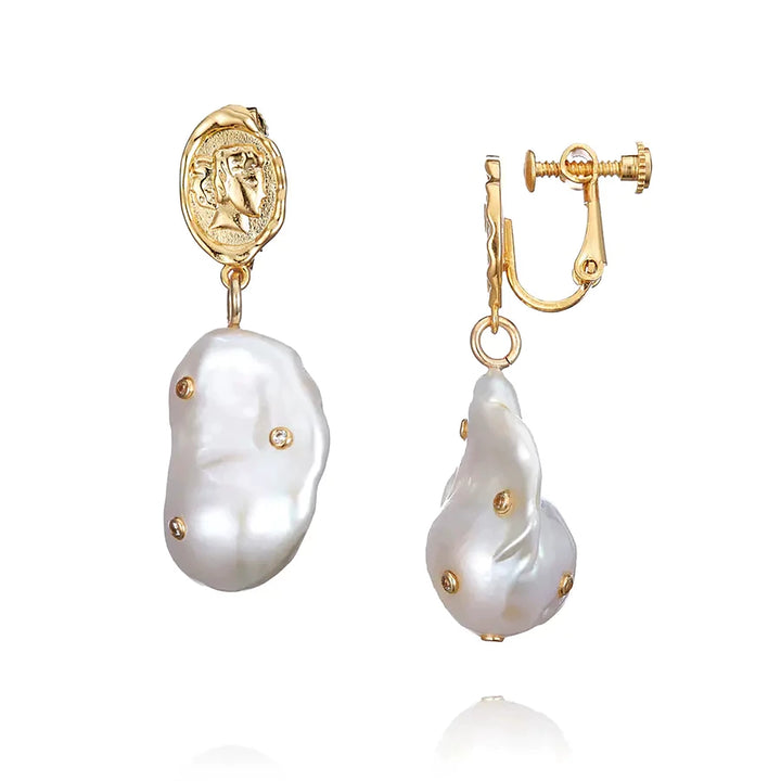Timeless Muse Baroque Pearl Earrings