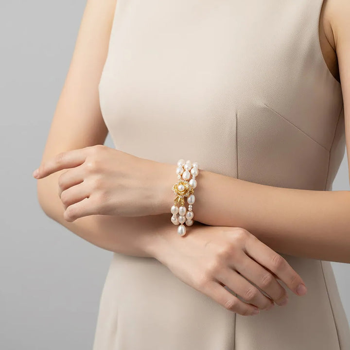 Pearl Blossom Adjustable Necklace