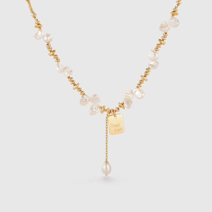 Lucky Charm Keshi Pearl Necklace