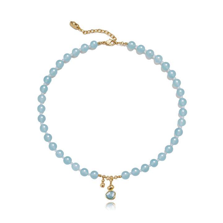 Ocean Calm Beaded Necklace