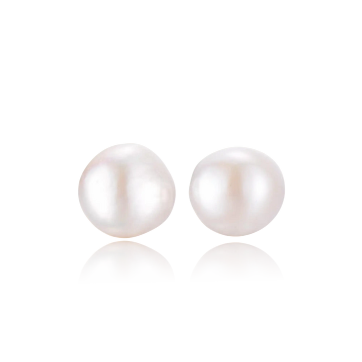Classic Glow Pearl Stud Earrings