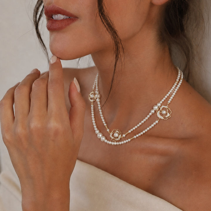 Garden Pearl Layered Necklace