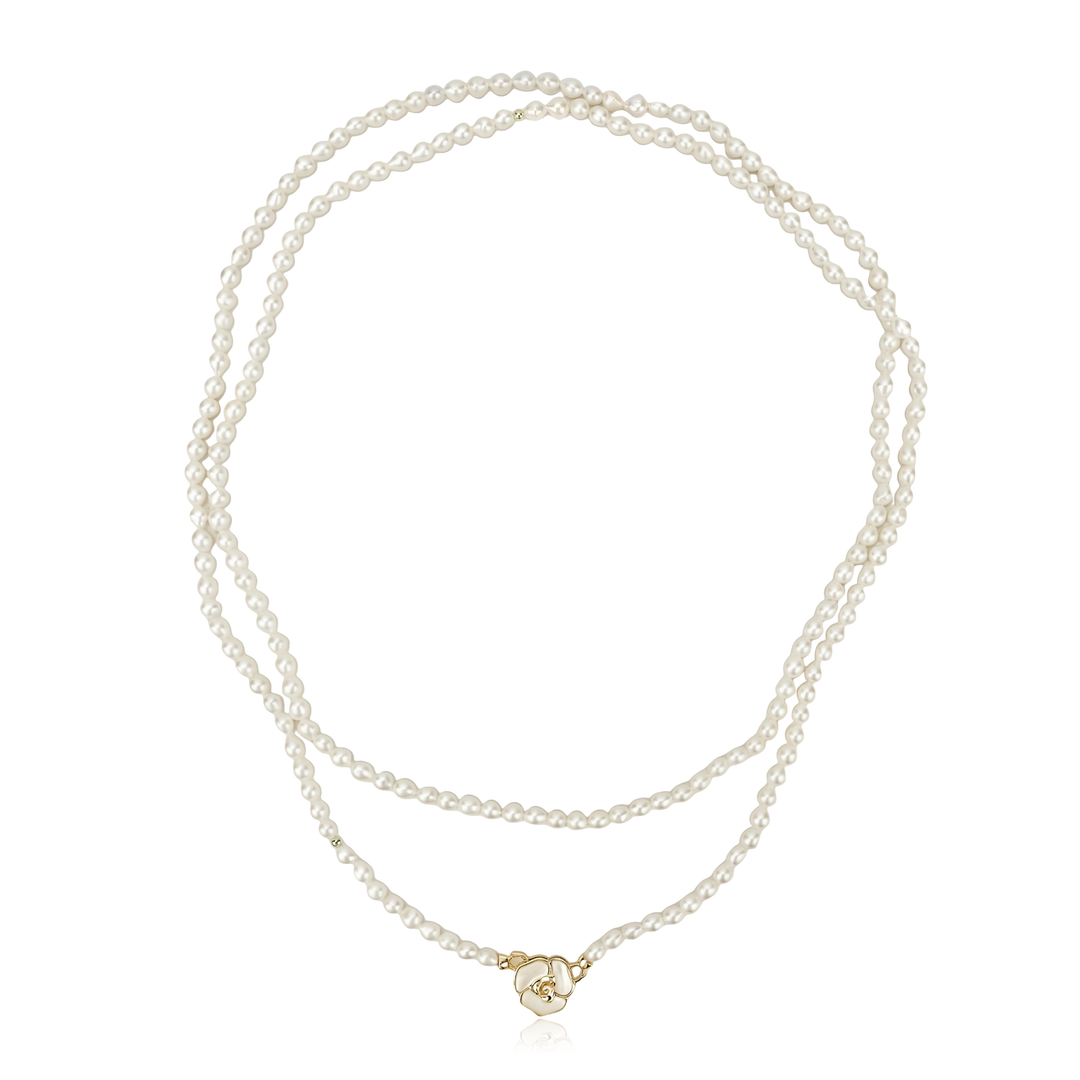 Blossom Pearl Layered Necklace