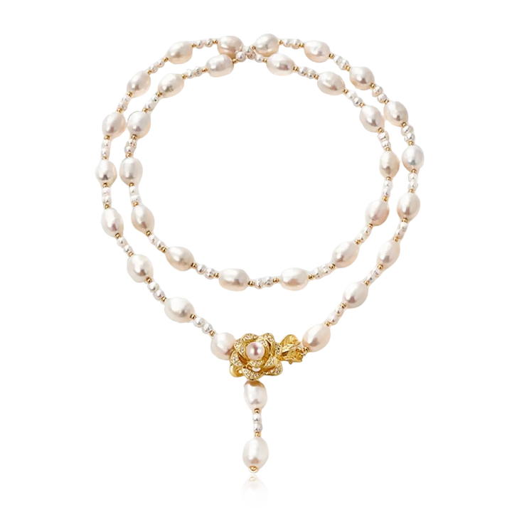 Pearl Blossom Adjustable Necklace