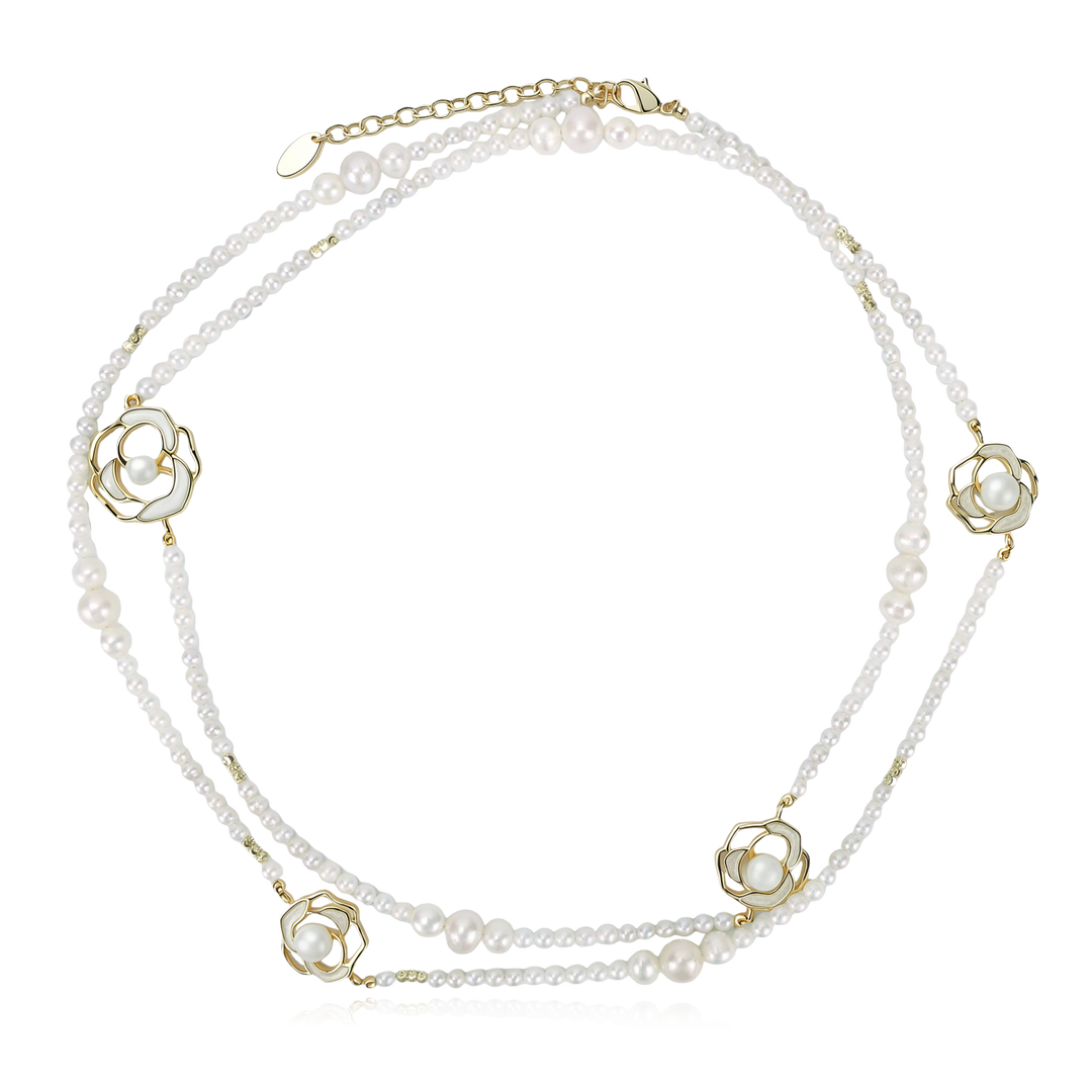 Garden Pearl Layered Necklace