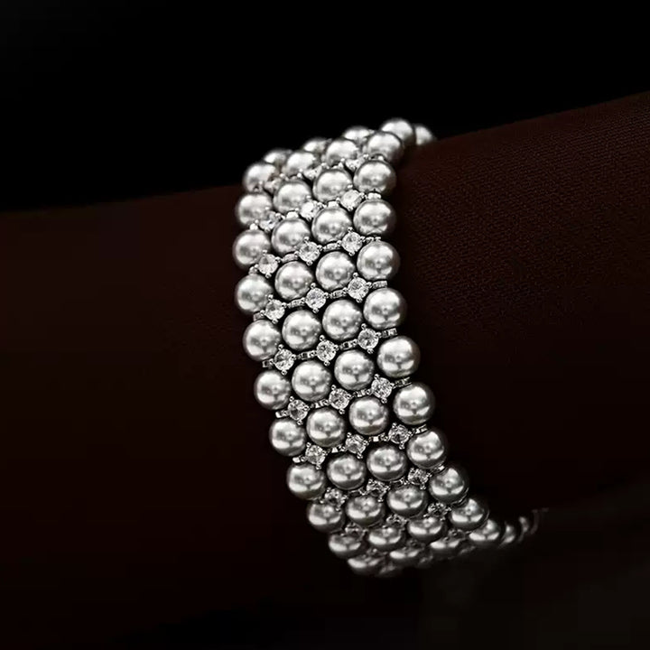 Muse Goddess Pearl Cuff