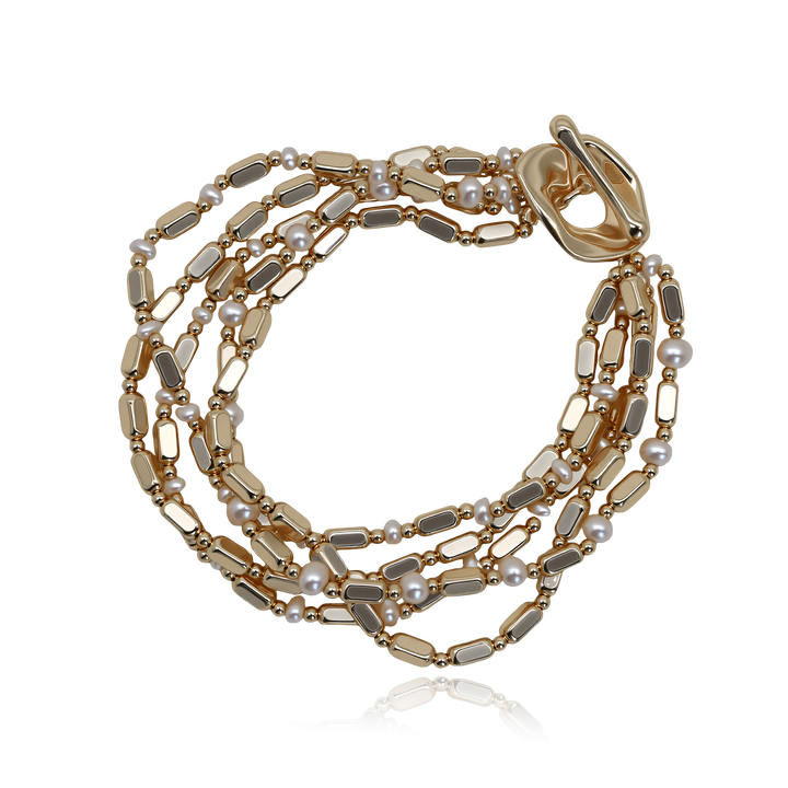 Veloura Pearl Chain Bracelet