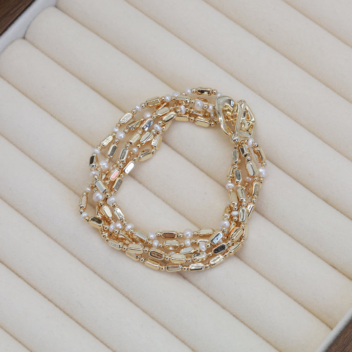 Veloura Pearl Chain Bracelet