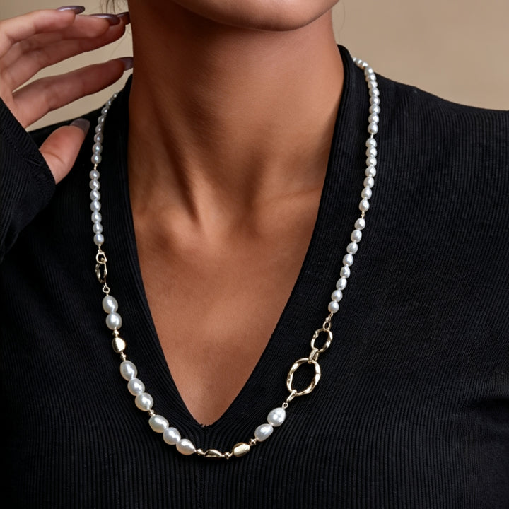 Ever-changing Handmade Baroque Pearl Necklace