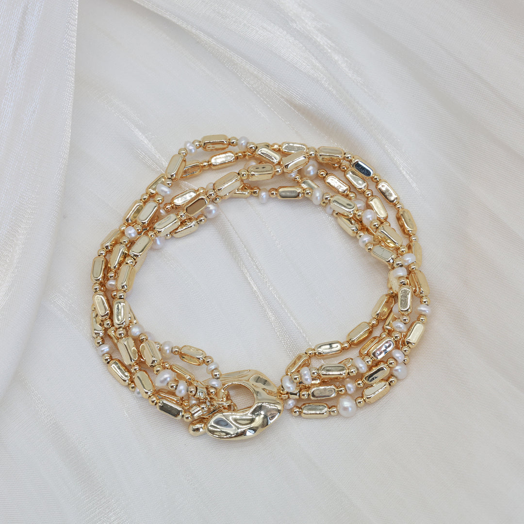 Veloura Pearl Chain Bracelet