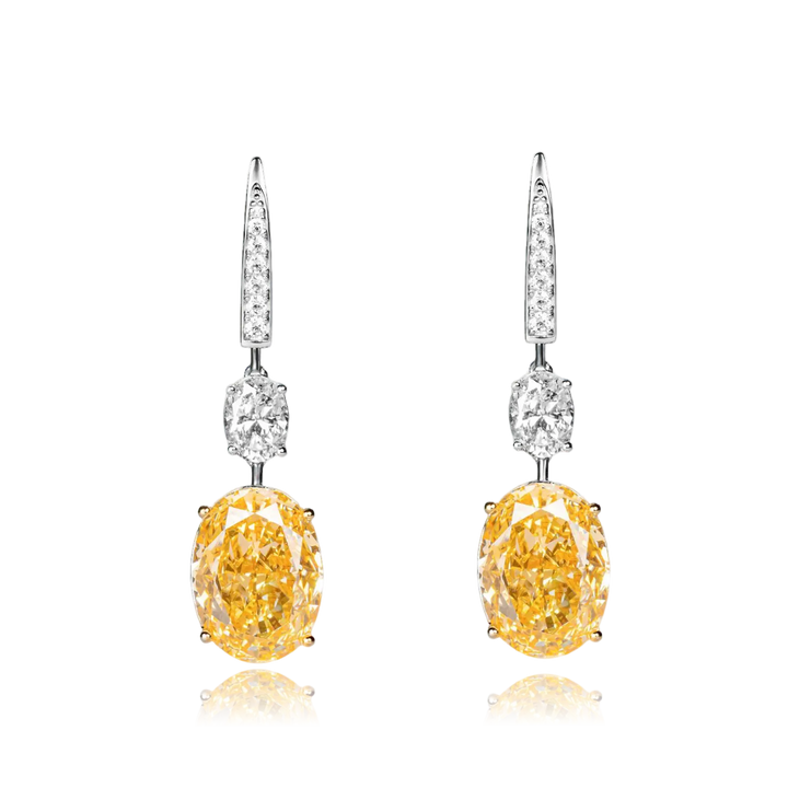 Sunlit Elegance Statement Earrings