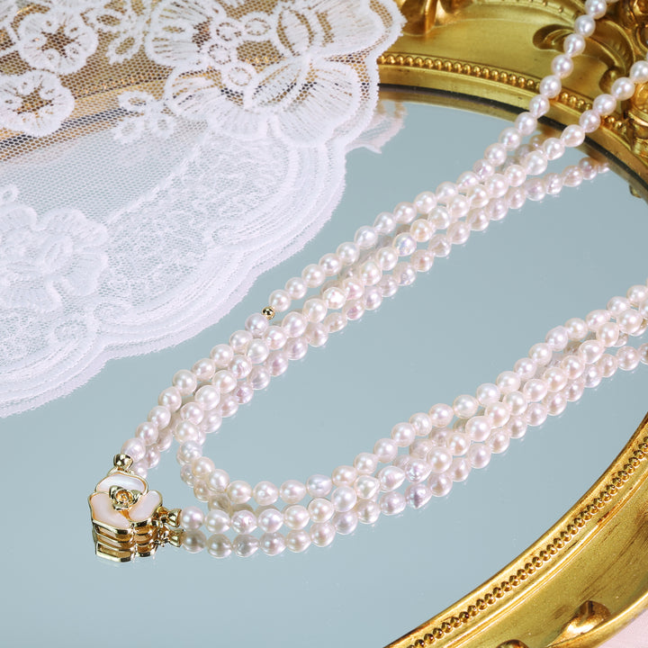 Blossom Pearl Layered Necklace