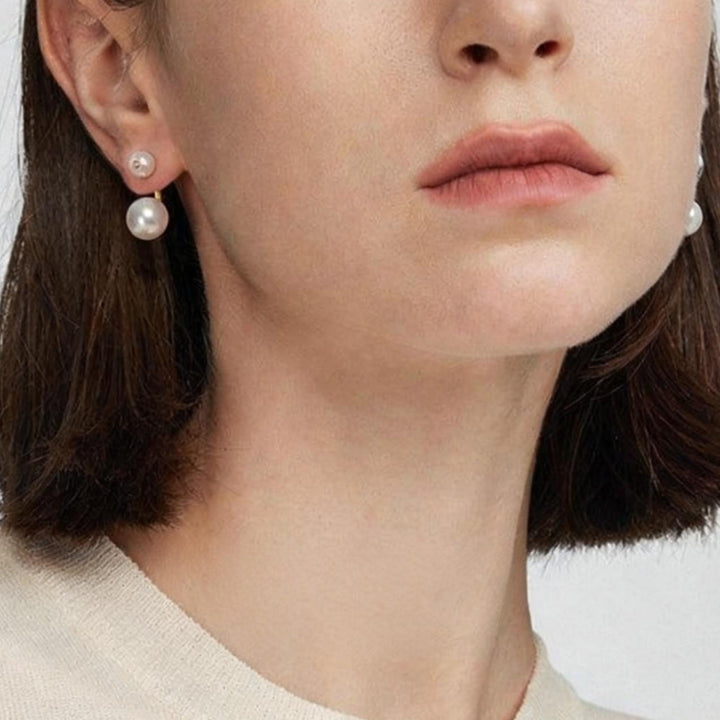 Balanced Light Pearl Earrings