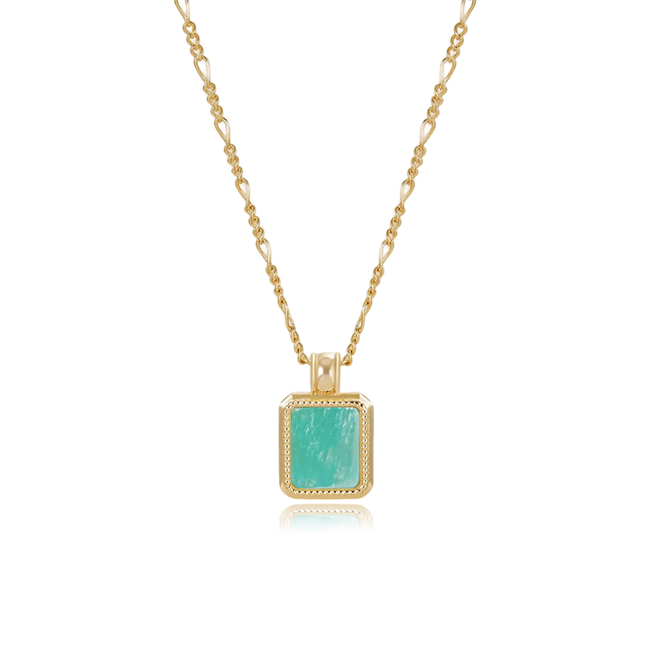 Amazonite Gemstone Pendant Necklace