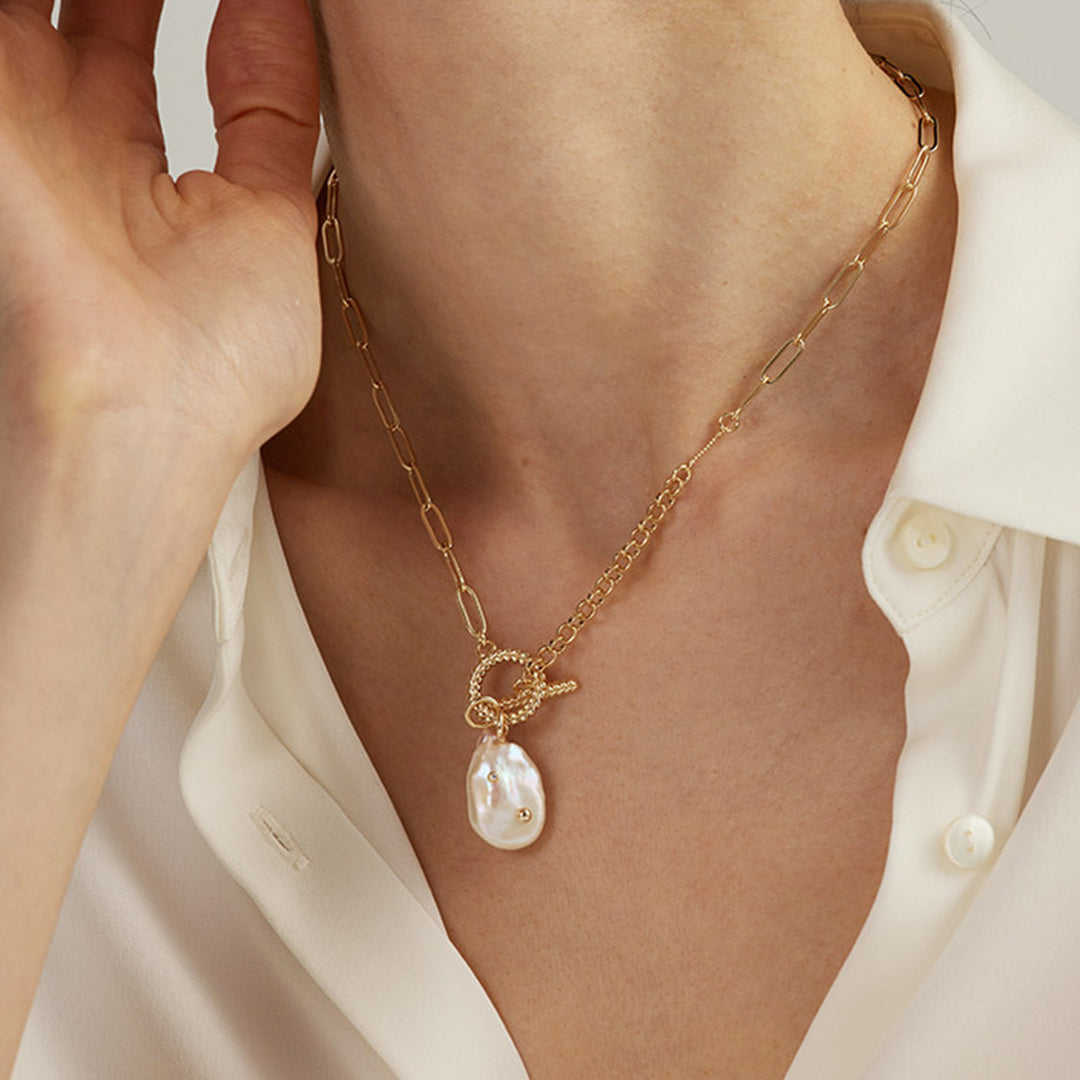 Organic Muse Baroque Pearl Necklace