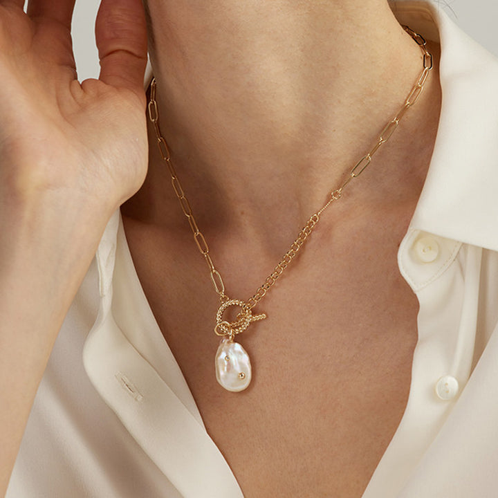 Organic Muse Baroque Pearl Necklace