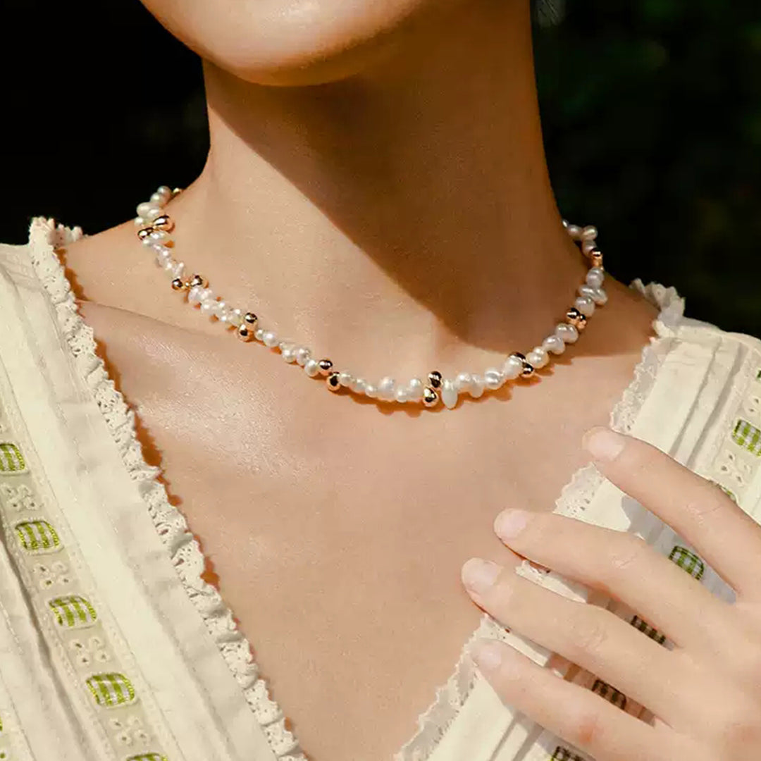 Natural Form Freshwater Pearl Necklace