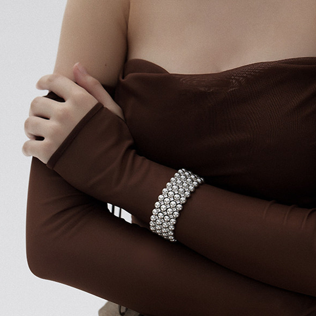 Muse Goddess Pearl Cuff