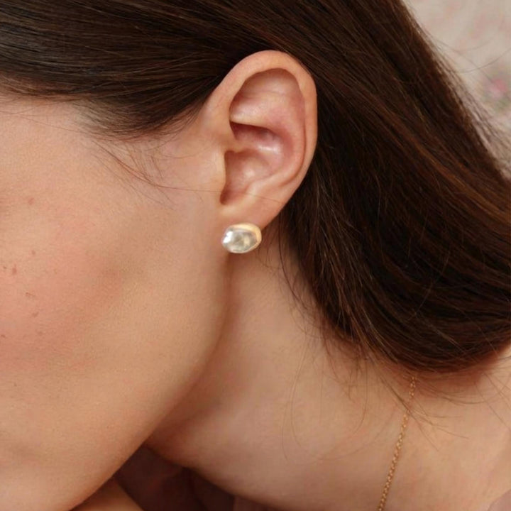 Classic Glow Pearl Stud Earrings