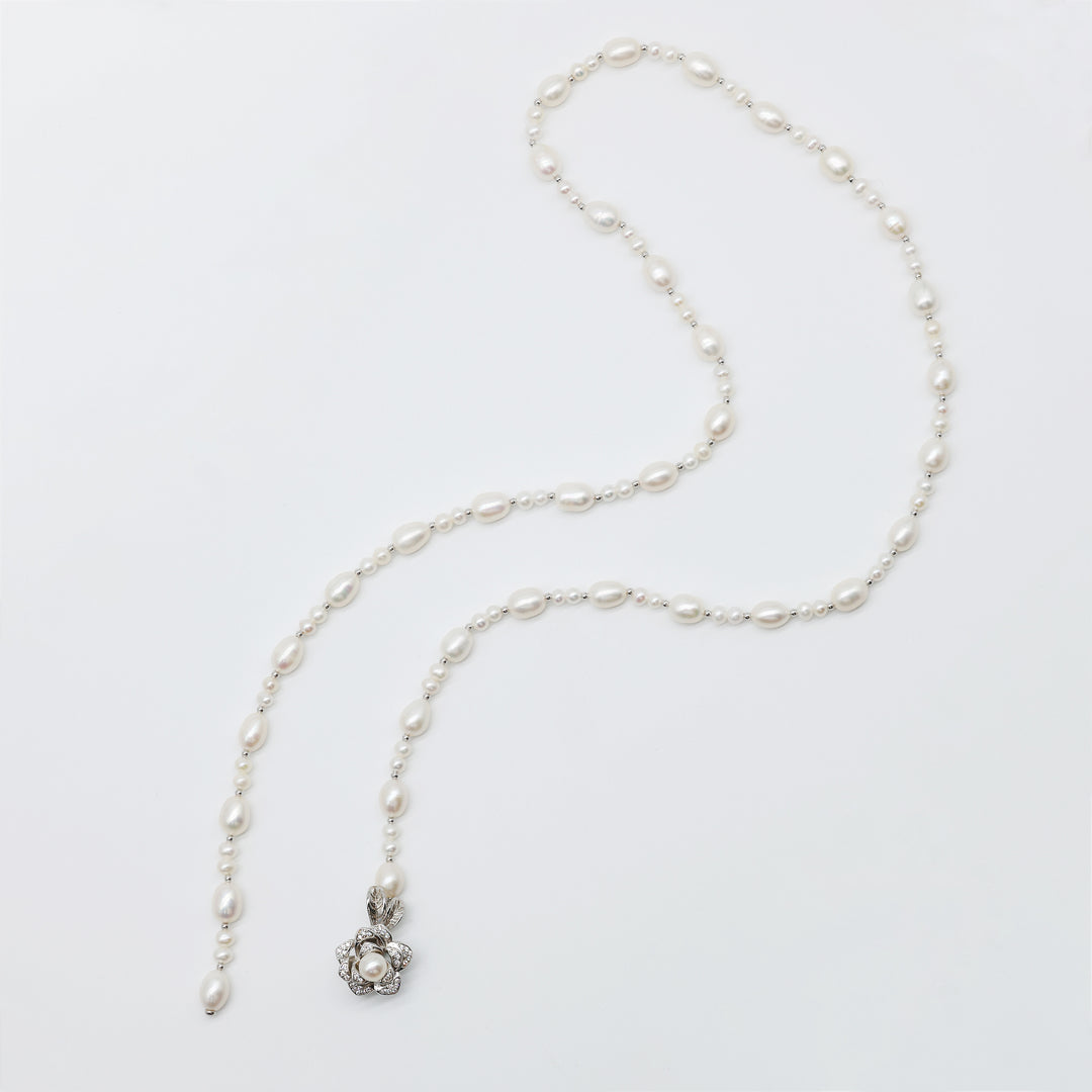 Étoile Lariat Pearl Necklace