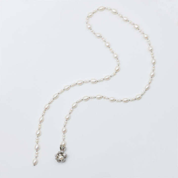 Étoile Lariat Pearl Necklace