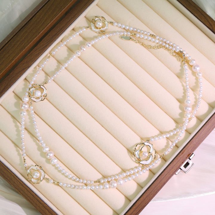 Garden Pearl Layered Necklace