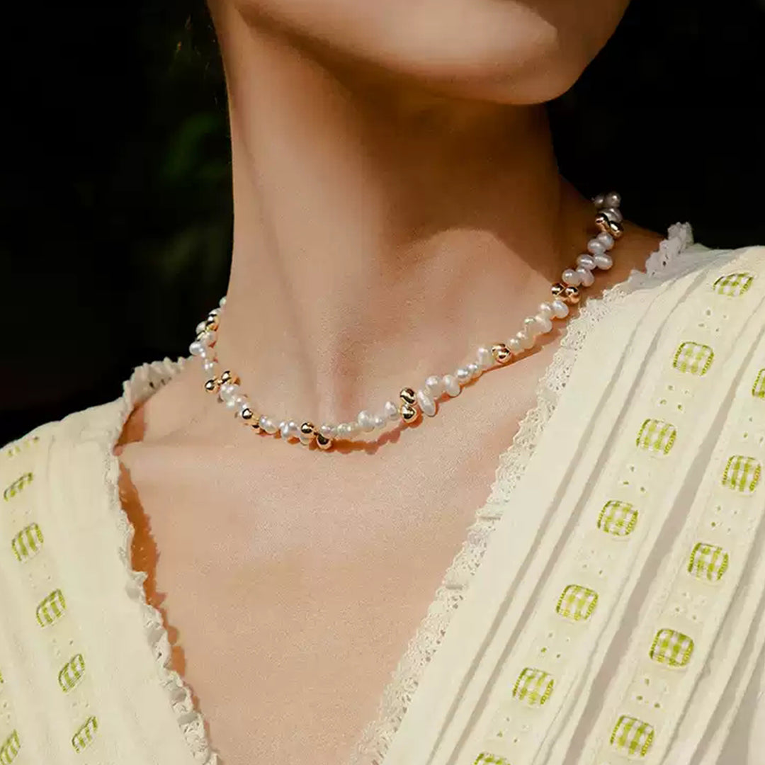 Natural Form Freshwater Pearl Necklace