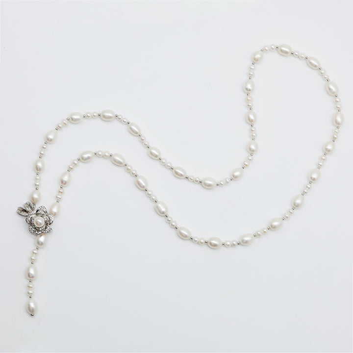 Étoile Lariat Pearl Necklace