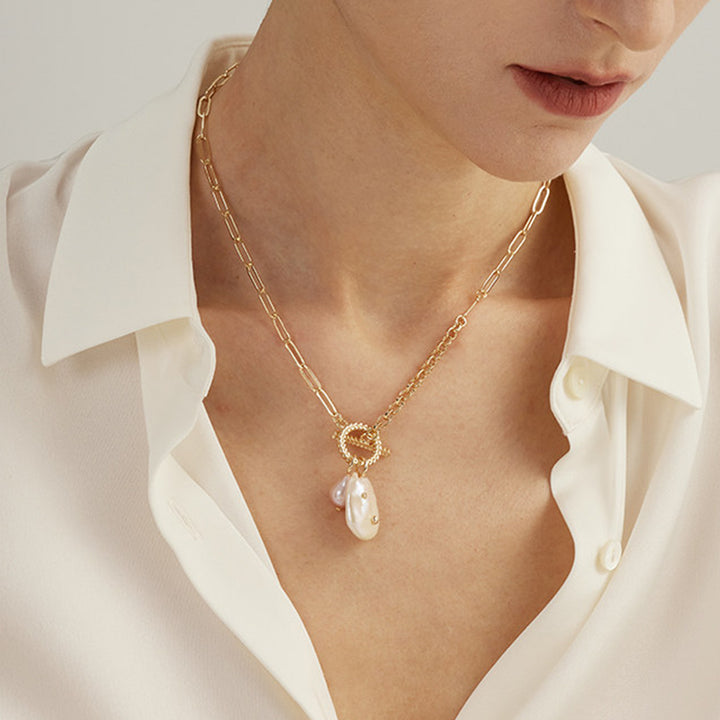 Organic Muse Baroque Pearl Necklace