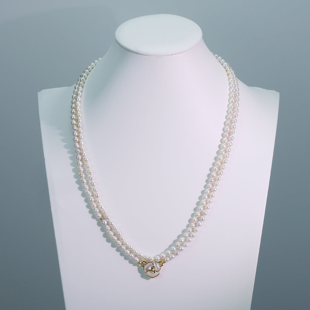 Blossom Pearl Layered Necklace