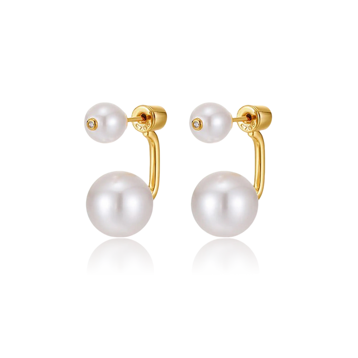 Balanced Light Pearl Earrings