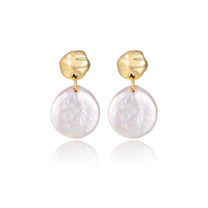 Soft Edge Pearl Statement Earrings