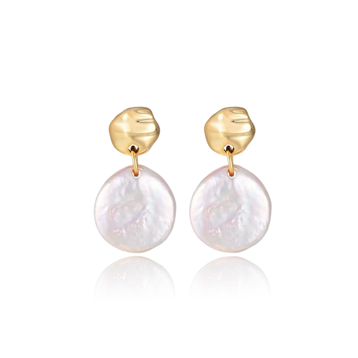 Soft Edge Pearl Statement Earrings