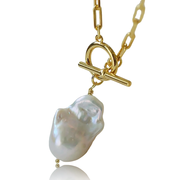 Breaking Dawn Baroque Pearl Necklace